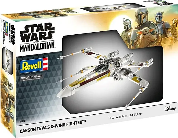 STAR WARS MODEL KIT 1/57 CARSON TEVA'S X-WING FIGHTER 22 CM